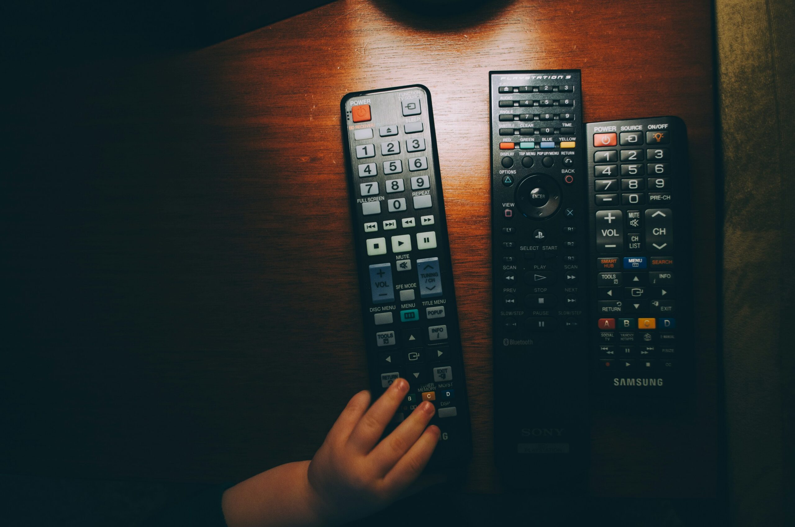 TV remote controls representing different IPTV setup choices