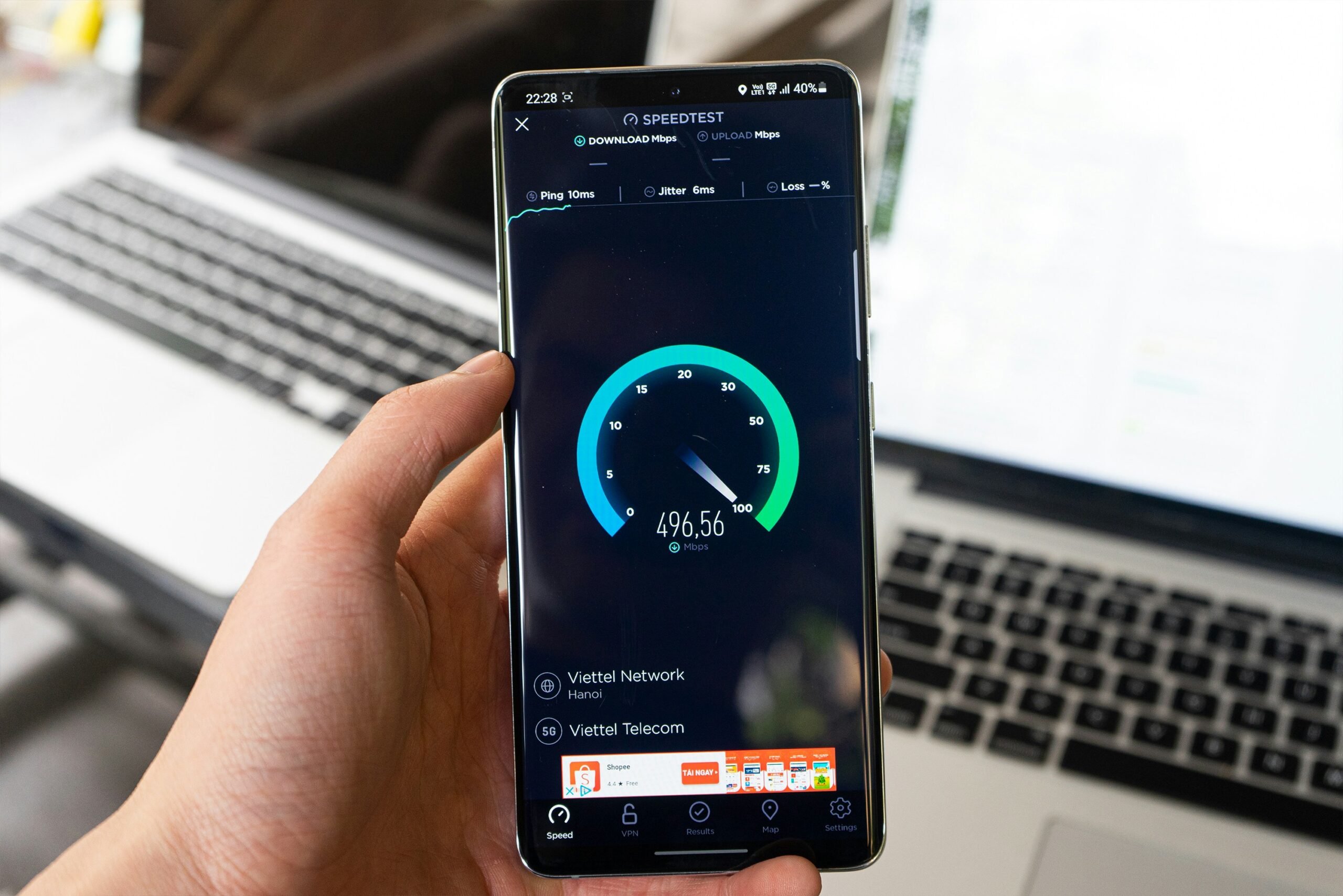 Mobile connectivity concept for watching IPTV over a mobile data connection