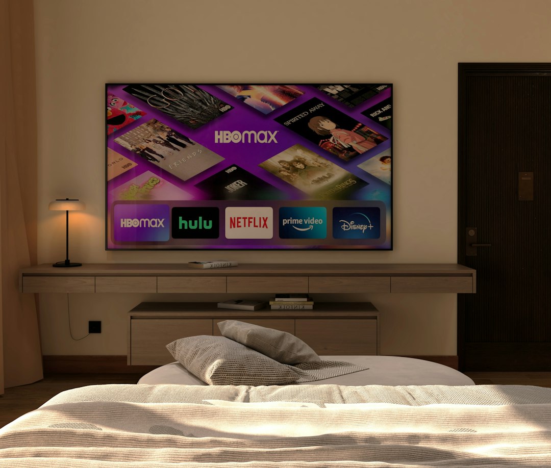 Modern home room illustrating a multi-screen entertainment setup